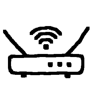 hand-drawn image of router